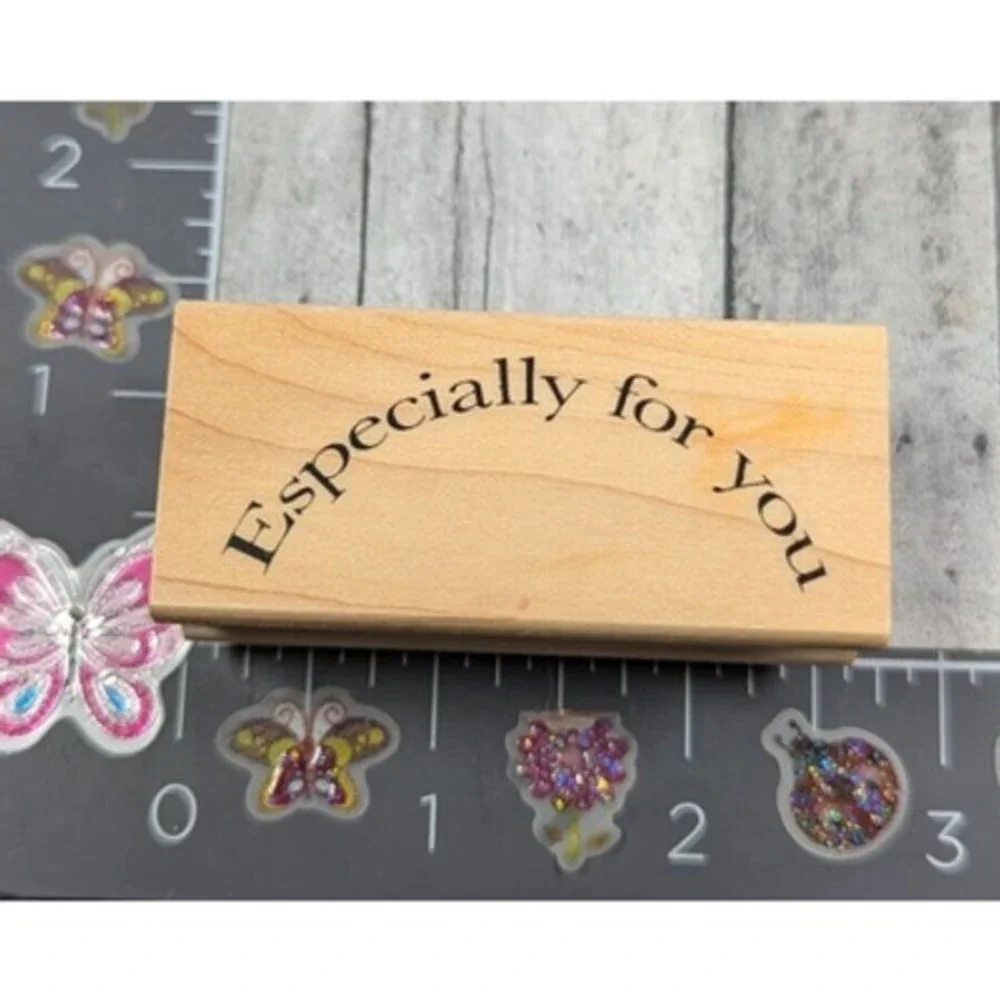 Great Impressions Especially For You C319 Rubber Stamp Wood #B62